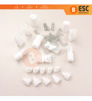 10 Adet Cam Kriko İndirme Kaldırma Mekanizma Kablo Ucu Halat Dübeli Tip BCP029
