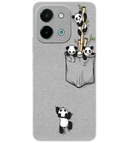 Vivo Y28 (V2352) Uyumlu Kılıf Desenli Baskılı Silikon Pandalar 1798