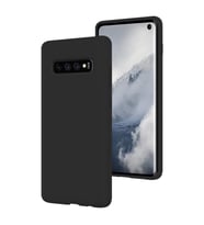 Samsung Galaxy S10 Plus İnce Mat Silikon Kılıf Siyah