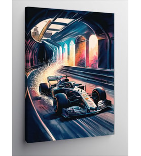 Kanvas Tablo Formula 1 Arabası