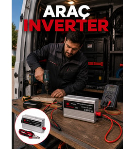 1500W Araç İnvertörü Elektronik Cihazlar İçin Yüksek Verimli Güç Dönüştürme Sistemi
