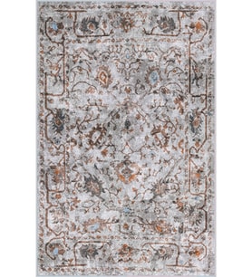 Eliana Home Baskılı, Yıkanabilir Kaymaz Taban Salon Halısı LNA1577-HT706 100x150 cm (Gri)
