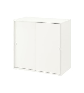 Vıhals Beyaz Renk Sürgü Kapaklı Dolap 95x47x90 Cm