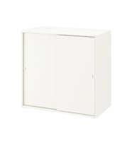 Vıhals Beyaz Renk Sürgü Kapaklı Dolap 95x47x90 Cm