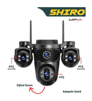 MPIA SHIRO 16 MP Full HD 4 Lensli Wi-Fi İp Kamera