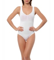 NBB Seamless Kalın Askılı Dikişsiz Çıtçıtlı Body -2979 (Beyaz)