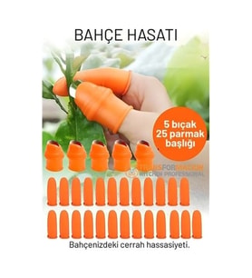 Mey İthalat® 30 Parça Premium Pratik Bahçe Hasat Seti: Paslanmaz Çelik Başparmak Kesici Parmak Koruy