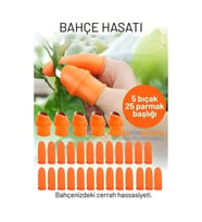 Mey İthalat® 30 Parça Premium Pratik Bahçe Hasat Seti: Paslanmaz Çelik Başparmak Kesici Parmak Koruy