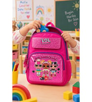 LOL Simli Anaokulu Okul Çantası Çocuk Sırt Çantası Okul Öncesi Günlük Kullanım 33 x 22 x 9 cm