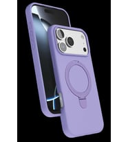 iPhone 17 Pro Regal Magsafe Standlı Kapak - Lila