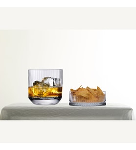 NudeGlass Big Top Kristal Viski Bardağı ve Paşabahçe Elysia Çerezlik 6 Parça Set – Şık Sunum Takımı