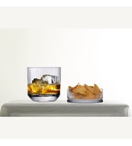 NudeGlass Big Top Kristal Viski Bardağı ve Paşabahçe Elysia Çerezlik 6 Parça Set – Şık Sunum Takımı