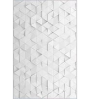 Eliana Home Baskılı, Yıkanabilir Kaymaz Taban Salon Halısı LNA1217 100x150 cm (Beyaz)