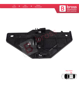 Citroen C5 MK2 MK3 RD/TD RC RD RW 2007-2018 9675915180 İçin Elektrikli Arka Sağ Cam Kriko Klipsi