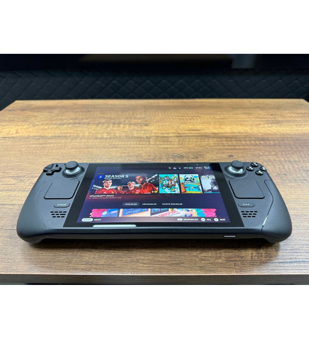 か*ん様 Steam Deck 64GB Valve Steam Deck 64GB Oyun Konsolu+256GB Samsung Hafıza Kartı