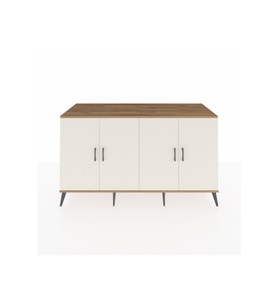 Kronos Konsol 4 Raflı 4 Kapaklı 176x59x99 Çam-Aytaşı/Çam