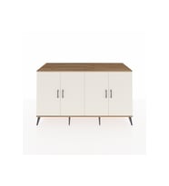 Kronos Konsol 4 Raflı 4 Kapaklı 176x59x99 Çam-Aytaşı/Çam