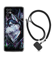 INFINIX Note 11 Pro Note 10 Hot 9 Play Kılıf Boyun Askılı Silikon Dog Eyes 1761