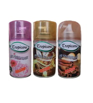 Tropicana Air Freshener Oda Kokusu Rose Gül Musk Misk Cinnamon Tarçın Koku Parfüm Spreyi 260 Ml X 3 Adet