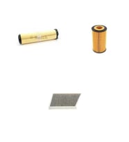 Bosch Filtre Bakım Seti Mercedes E270 CDI W211 2002 Model 177 Beygir Dizel Hava + Yağ f. + Polen Filtre Filtron