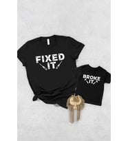 Fixed Broke Baba Oğul Kız (TEK ÜRÜN FİYATIDIR KOMBİN YAPMAK İÇİN EN AZ 2 ADET SEPETE EKLEYİNİZ)