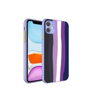 Apple iPhone 11 Uyumlu Kılıf Kamera Korumalı Renkli Temperli Zore X-Cam Kapak (Model 2)