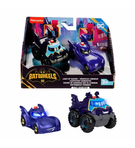 Fisher Price Batman Batwheels Işıklı Yarışçılar Bam & Buff 2’li Paket HML24 HML25