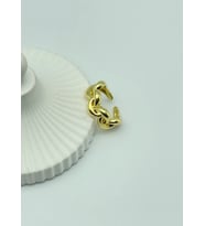 Çelik Gold Tasarım Ayarlanabilir Yüzük - 25yzk107