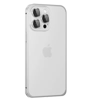Iphone 15 Metal Bumper Mat Kapak - Gümüş