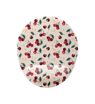 Kiraz Desenli Bilek Destekli Kaymaz Buruşmaz Kırılmaz Mouse Pad (Çok Renkli)