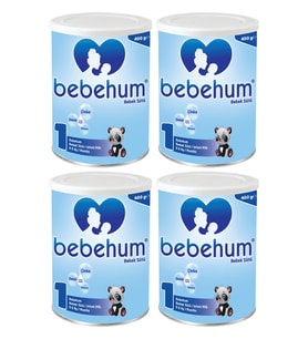 Bebehum 1 Numara Teneke Bebek Sütü 0-6 Ay 400 gr x 4 Adet