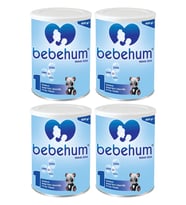 Bebehum 1 Numara Teneke Bebek Sütü 0-6 Ay 400 gr x 4 Adet