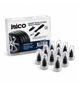 10PCS ŞEFFAF PLASTİK KUTULU LASTİK TAMİR ÇİVİSİ (5343)