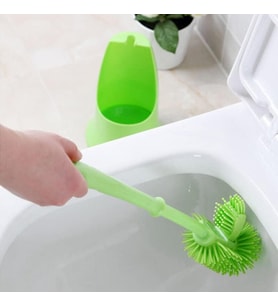 Ergonomik Silikon Tuvalet Fırçası