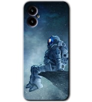 Omix X3 Kılıf HD Desen Baskılı Arka Kapak - Astronot Yalnızlığı