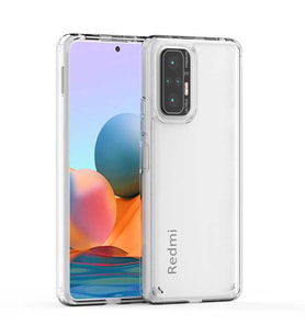 Xiaomi Redmi Note 10 Pro Kılıf Full Şeffaf Sararmaz Kapak (Renksiz)