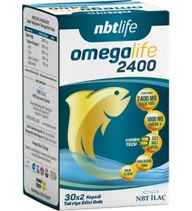 Nbt Life Omega Life 2400 Balık Yağı 60 Kapsül
