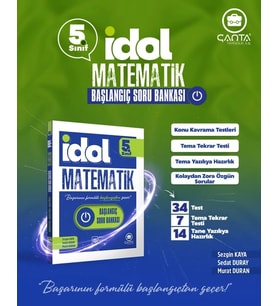 ÇANTA 5.SINIF İDOL MATEMATİK BAŞLANGIÇ SORU BANKASI