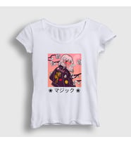 Presmono Kadın Beyaz Cute Girl V2 Anime T-Shirt 349052tt