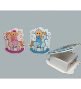 20 Adet Kutu atlı karınca plastik pembe p1-