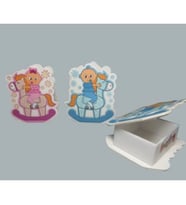 20 Adet Kutu atlı karınca plastik pembe p1-