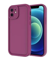 coverzone iPhone 12 ile uyumlu K?l?f Parlak, Tek Renkli Y�zey Dayan?kl? Malzeme & Tam Koruma Redolent K?l?f iPhone 12 ile uyumlu K?l? Ergonomik Kavrama Kolay Eri?im Kapak M�rd�m