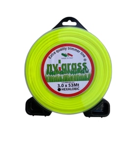 NYLGRASS Yüksek Kaliteli Tırpan Misinası 3.0mm 53 Metre (Sarı)