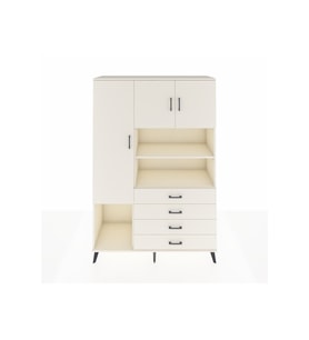 Hyperion Gardrop 7 Raflı 4 Çekmeceli 3 Kapaklı 132x44x195 Aytaşı-Aytaşı