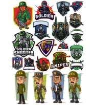 Asker Sticker Set 7 15 Parça Telefon, Tablet, Defter, Laptop Sticker