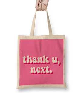Thank You Next Bez Çanta Uzun Saplı