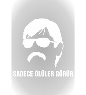 Sadece Ölüler Görür Oto Cam Sticker Beyaz 20*19 Cm