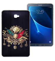 Samsung Galaxy Tab T580 Baskılı Silikon Kılıf BK-37