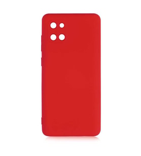 Samsung Galaxy A81 (Note 10 Lite) Kılıf Orj Lansman Serisi Pürüzsüz Esnek Kadife İç Kısım (Koyu Pembe)