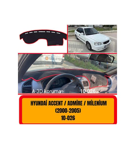 Hyundai Accent 2000-2005 Ön Torpido Koruma Koruyucu Kilifi Halisi Örtüsü Aksesuarları Yedek Parça